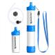Blue Outdoor Survival Water Filter Straw 1000L Water Filter Survival Straw