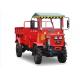 Easy To Drive Light Duty Tractor Dumper With Customized Cargo Box / Design