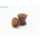 Brown Customerized Greaseproof Cupcake Cases With Sturdy Standard Size