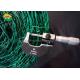 Green Vinyl Coated Double Twist Barbed Wire As Defending Barrier
