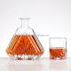 Super Flint Glass Body Material 250ml 500ml 700ml Glass Liquor Brandy Bottle for Bar