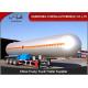10 Wheelers LPG LNG Fuel Transfer Trailer 3*13 Ton FUWA Axles Carbon Steel Tank