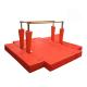 Waterproof Gymnastics Equipment Bars Red Fitness Equipment Steel Material