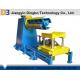 10 Tons Hydraulic Uncoiler Machine 5.5 KW For Coil Width 1700mm