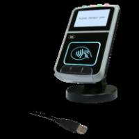 USB Contactless RFID Credit Card Reader Visual ACR123U With LCD 506g Weight