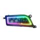 30W Multi Color Polaris General LED Headlights ， RGB Drl Halo Projector Headlights