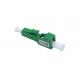 1310 / 1550nm E2000 Stepped Attenuator , LC APC Green 10db Attenuator