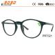 2018 new design reading glasses plastic  hinge ,made of PC frame,silver metal pins