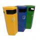 Haoyida Outdoor Metal Trash Bin Contemporary Modular Recycling Bin Urban Street Park Waste Bin