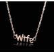18IPG fashion Luxury BV FULL circle SHELL 316L Stainless Steel Chain Necklace Jewelry N132