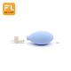 Gray PVC Blood Pressure Cuff Bulb With Plastic Assembled Strong Suction  Product description: