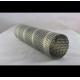 Welded Anodized Spiral Perforated Tube For Food Service , Waste Management