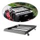 Jeep Wrangler JL Accessories AL6063 SS304 Roof Basket Cargo Carrier with Gutter Clamp