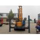 Pneumatic Air Compressor Rubber Crawler Drill Rig 180 Meters With Large Horsepower