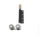 Black Bi Fold Folding Gate Hinge Door Fixing Hardware Modern Style