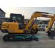 Heavy Construction Vehicles Small Wheeled Excavator Bucket Capacity 0.23CBM