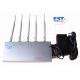 Full Frequency EST-808E Cell Phone Signal Jammer For Schools , 5 Antenna