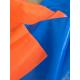 250gsm Outdoor Waterproof Blue/Orange PE Tarpaulin Woven Fabric