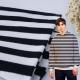 Fashionable Healthy And Environmental Friendly Striped Knit Fabric For French Terry