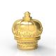 Customzied Elegant Gold Zamak Metal Perfume Cap Zinc Alloy Perfume Bottle Tops