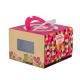 Custom Logo Printing Paper Tall Wide Wholesale Wedding Birthday Christmas Bakery Cake Packaging Box With Window