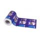 OEM snacks candy biscuit laminated food grade plastic packaging film roll