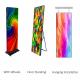Changeable Vertical Stand LED Poster Display For Digital Signage Electronic Advertising