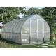 3*6*2m Aluminum Polycarbonate Sheet Greenhouse Single Span