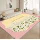 Lovely Flower Living Room Floor Carpets Imitation Cashmere Material 120*180cm