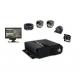 Car Mobile DVR With GPS 4CH 1080P Video Input GPS Tracking And Wifi