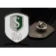 Zinc alloy paint filling color brooch pin activity badge shield stamping electroplating black nickel badge