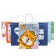 Customized Logo Zhejiang Cmyk Color Custom Order Grocery Shopping Kraft Paper Bags