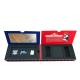 custom commemoration coin rigid box with sleeve luxury badge gift box slide drawer badge pack box