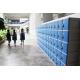 ABS Material Keyless Plastic School Lockers 4 Comparts 1 Column Safety / Ventilation