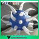 White And Blue Club Hanging Decoration Inflatable Star Customized