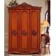 Solid Wood Classic Bedroom Wooden Wardrobe 3 Door Design
