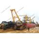 Channel Excavation Rugged Sand Dredger Machine Hydraulic Control