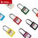 Steel Shackle Red Lockout Padlocks Brass / Zinc Alloy Lock Cylinder safety lockout