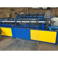 Fully Automatic Single Wire Chain Link Fence Making Machine Diamond Shape Mesh