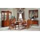 ISO9001 French Antique Wood Dining Chairs Hand Carved Classic Wood Dining Table