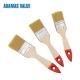 Synthetic Fiber Wooden Handle Paint Brushes Wooden Paint Brush Handles