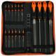 17 PCS Metal-Steel File Set for Precision Shaping Unicolor and Round Section Included