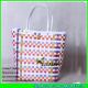 LDSL-017 colorful pp strap beach straw tote bag