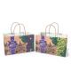 Square Fruit Paper Bags 100gsm Thickness Compostable With Handle