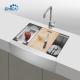 Apron Front Kitchen Sink Handmade House Kitchen Sinks SUS304 stainless steel Single Bowl Kitchen Sinks