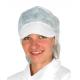 Unisex Snood Peaked Disposable Head Cap For Electronic Manufactures / Laboratory