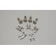 High precision small stamped metal part metal stamping spring contacts stainless steel contacts