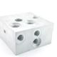 Customized CNC Machined Aluminum Alloy Stainless Steel Valve Block for Pharmaceutical