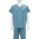 Blue Surgical Non Woven PP Disposable Patient Gowns