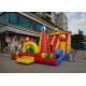 610g/m2 PVC Tarpaulin Adult Size Spongebob Commercial Inflatable Slides With